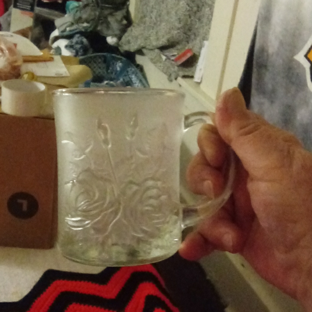 Shadow glass with Rose